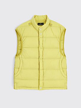 Stone Island Shadow Project Seamless Down Puffer Vest Yellow
