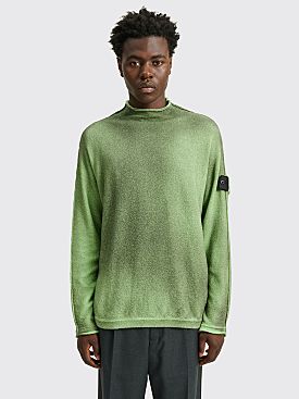 Stone Island Shadow Project Mock Neck Knit Sweater Military Brown / Green