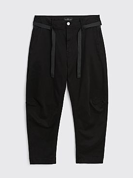 Stone Island Shadow Project Brushed Wide Pants Black