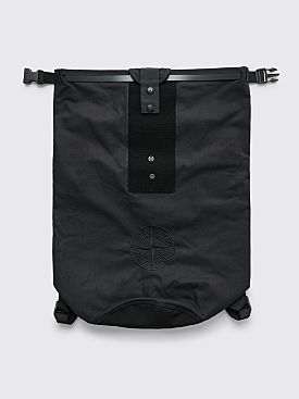 Stone Island Nylon Backpack Bag Black