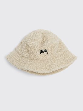 Stüssy Sherpa Bucket Hat Oatmeal