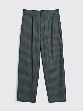 Stüssy Striped Volume Pleated Trouser Grey