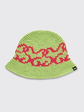 Stüssy Knit Bucket Hat Lime
