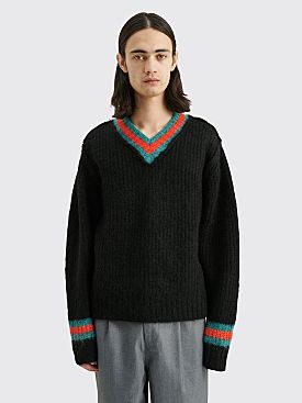 Stüssy Mohair Tennis Sweater Black