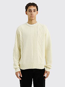 Stüssy Patchwork Sweater Natural