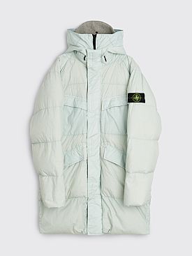 Stone Island GD Crinkle Reps R-Ny Down Parka Pearl Grey