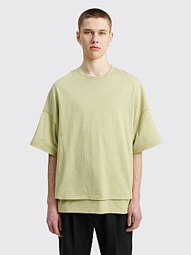 Toironier Layered T-shirt Light Green