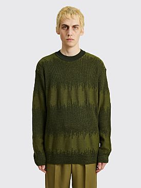 TRES BIEN ATELJÉ Flare Knit Sweater Green