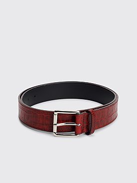 TRÈS BIEN everywear Leather Belt Red