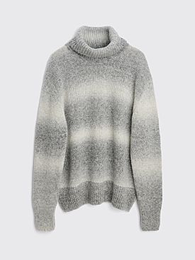 TRÈS BIEN everywear Alpaca Roll Neck Sweater Gradient Light Grey