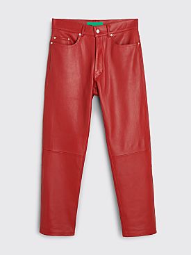 TRÈS BIEN everywear Five Pocket Pant Leather Red