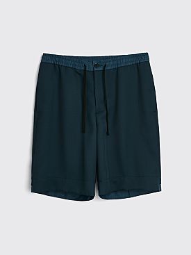 TRÈS BIEN everywear Sport Shorts Tropical Wool Navy