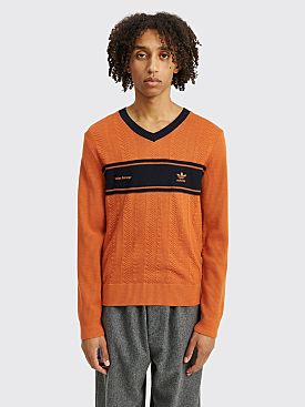 adidas Originals by Wales Bonner Knitted Sweater Orange