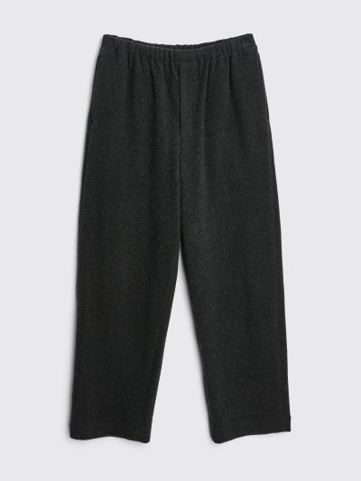 CASHMERE WOOL BRUSHED JERSEY PANTS - rehda.com