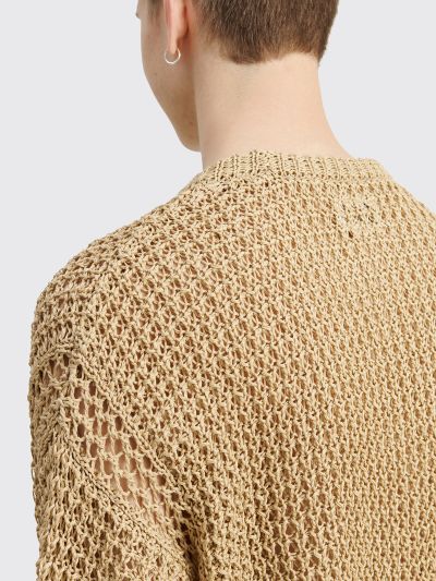 大人気の c.e cavempt side mesh loose waffle knit ニット/セーター
