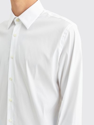 Très Bien - Prada Poplin Stretch Shirt White
