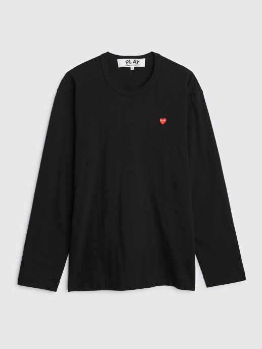 tres-bien.com | Comme des Garçons Play Mini Heart LS T-shirt Black