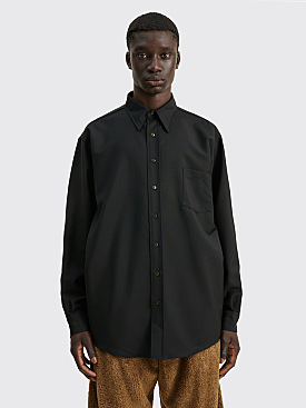 Acne Studios Wool Mohair Shirt Black