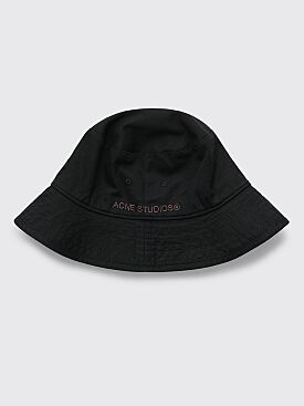 Acne Studios Twill Bucket Hat Black