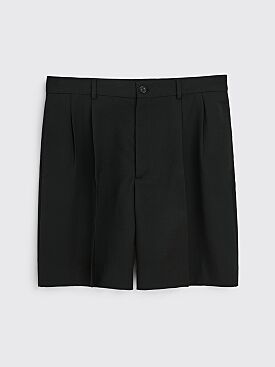 Acne Studios Tailored Pleated Shorts Black