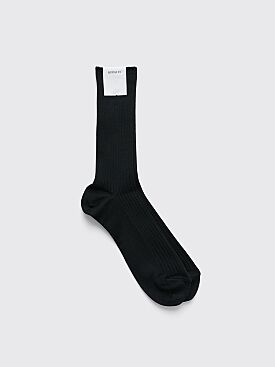 Auralee Giza High Gauge Socks Black