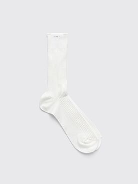 Auralee Giza High Gauge Socks White