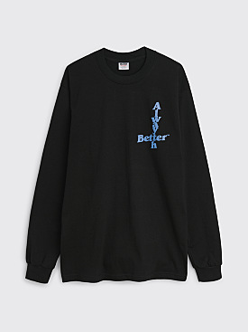 Better™ Gift Shop Alwayth Money LS T-shirt In Black