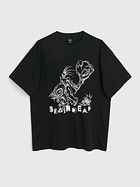 Brain Dead Monster Mash T-shirt Black