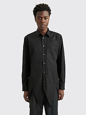 Comme des Garçons Homme Plus Asymmetrical Shirt Black