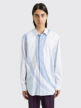 Comme des Garçons Shirt Stripe Mix Shirt White / Blue