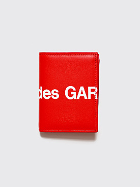 Comme des Garçons Wallet SA0641 Huge Logo Red