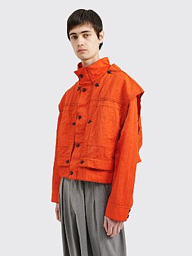 Eckhaus Latta Mobile Jacket Flame Orange