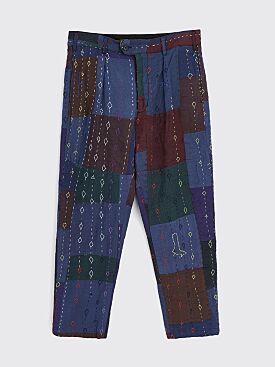 Engineered Garments Square Handstitch Carlyle Pants Navy