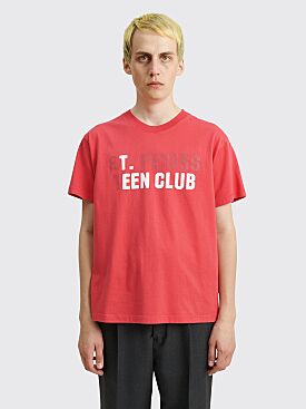ERL Teen Club T-shirt Red