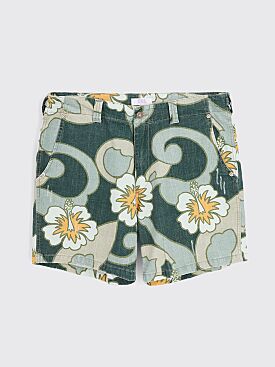 ERL Printed Shorts ERL Grey Hibiscus