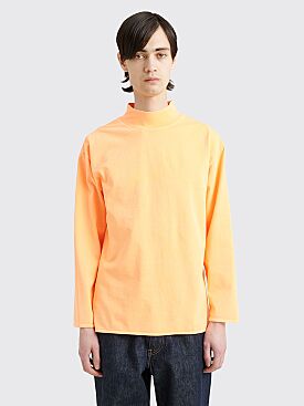 ERL Mock Neck Longsleeve T-shirt Orange