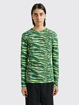 ERL Printed Thermal Shirt Knit ERL Green Rave