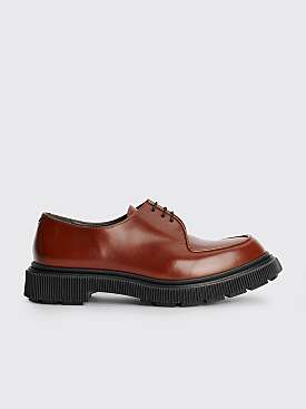 Adieu Type 132 Polido Leather Derby Shoes Rust