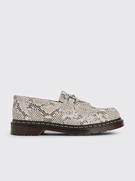 Dr. Martens Adrian Snaffle Suede Loafers Python Print
