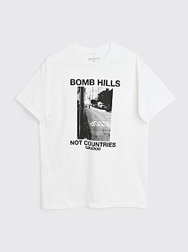 GX1000 Bomb Hills Not Countries T-shirt White