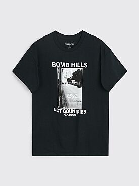 GX1000 Bomb Hills Not Countries T-shirt Black