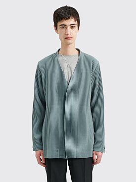 Homme Plissé Issey Miyake Tailored Jacket Slate Green