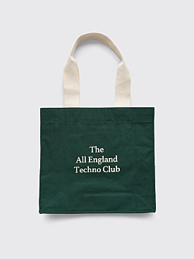 IDEA The All England Techno Club Tote Bag Forest Green