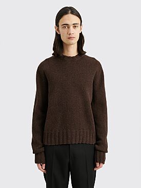 Jil Sander Wool Sweater Dark Brown