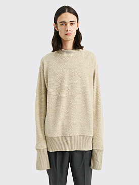 Jil Sander+ Natural Fleece Sweater Beige