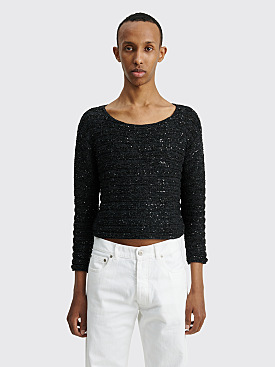 Judy Turner Luc Cropped Sweater Black