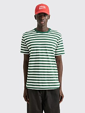 Junya Watanabe MAN T-shirt Stripe Green / White