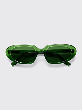 Kiko Kostadinov Ria Sunglasses Emerald