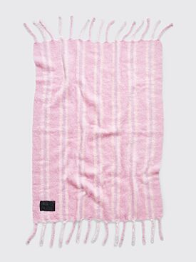 Magniberg Mohair Blanket Stripe Pink