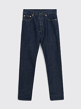 Maison Margiela Five Pocket Straight Jeans Indigo Blue